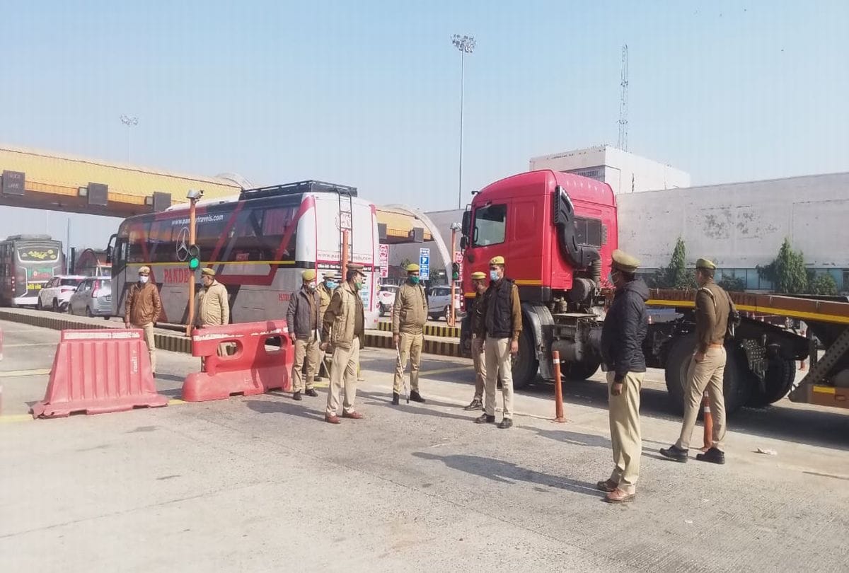 police alert over farmers tractor parade in agra