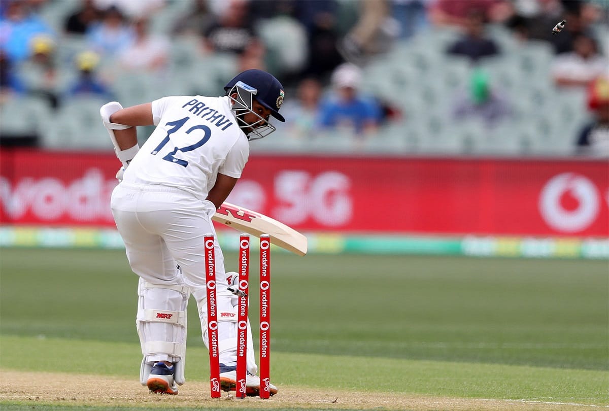 VIDEO: Ricky Ponting pointed prithvi shaw weakness after he fails in both innings of adelaide test