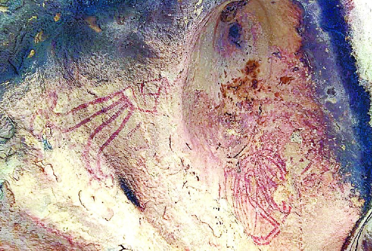 Asi Will Preserve Seven Thousand Year Old Rock Painting In Fatehpur Sikri