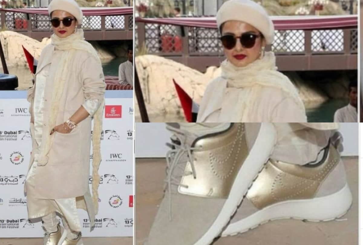 Rekha in modern outfit look here see photos
