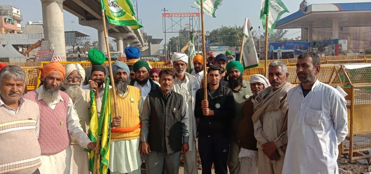 State President of Ambedkar Sangharsh Samiti gave support to farmers