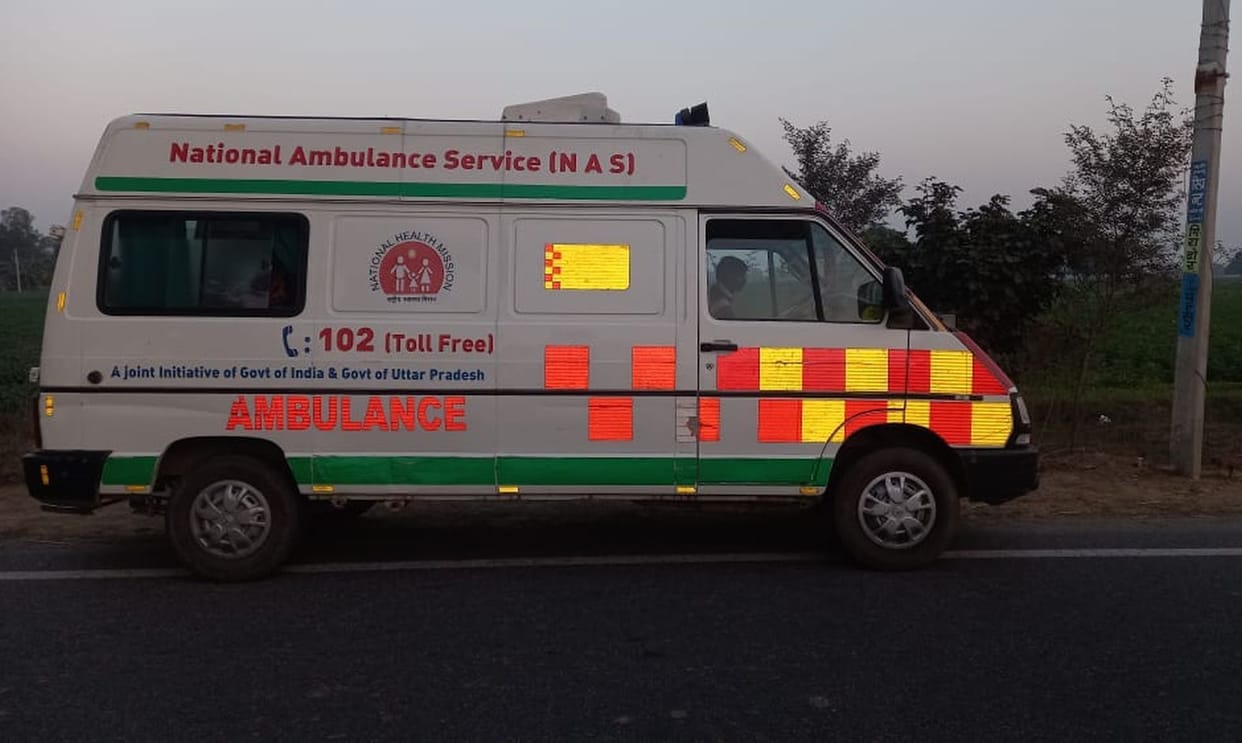 Facility of 102 ambulances for children up to one year old