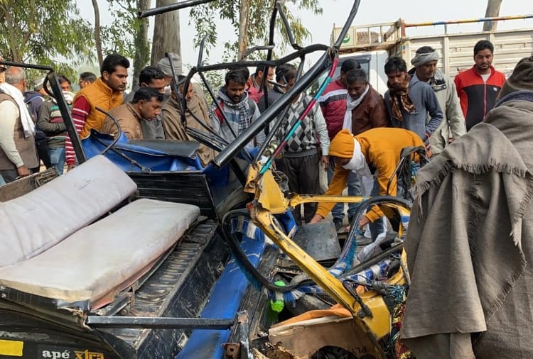 Six died in road accident in Ambala of Haryana