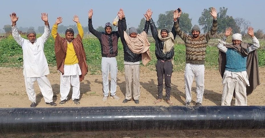 gas pipeline, people protest, works suspend