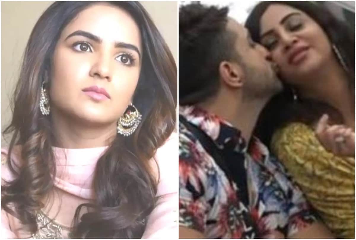 Aly Goni Kiss Arshi Khan In Front Of Jasmin Bhasin On Bigg Boss 14 Here is Actress Reaction