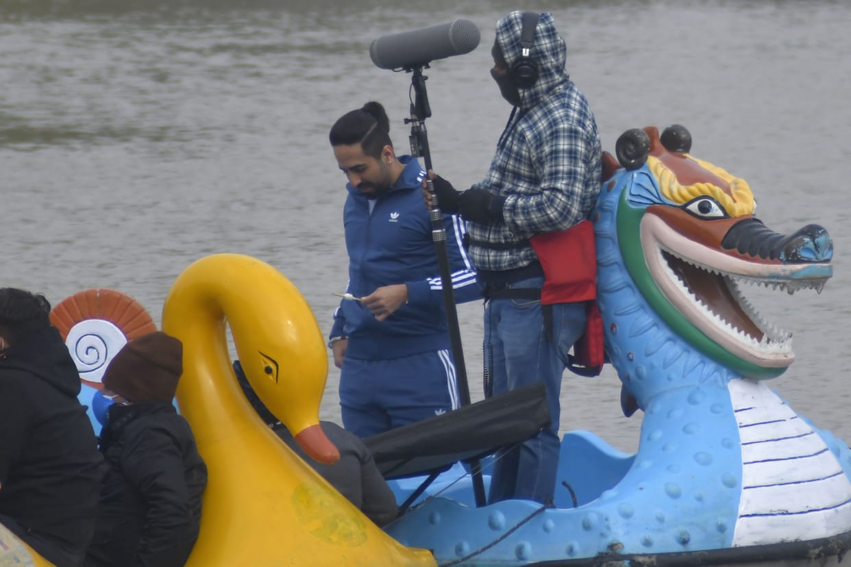'Chandigarh Kare Aashiqui' shooting on Sukhna Lake