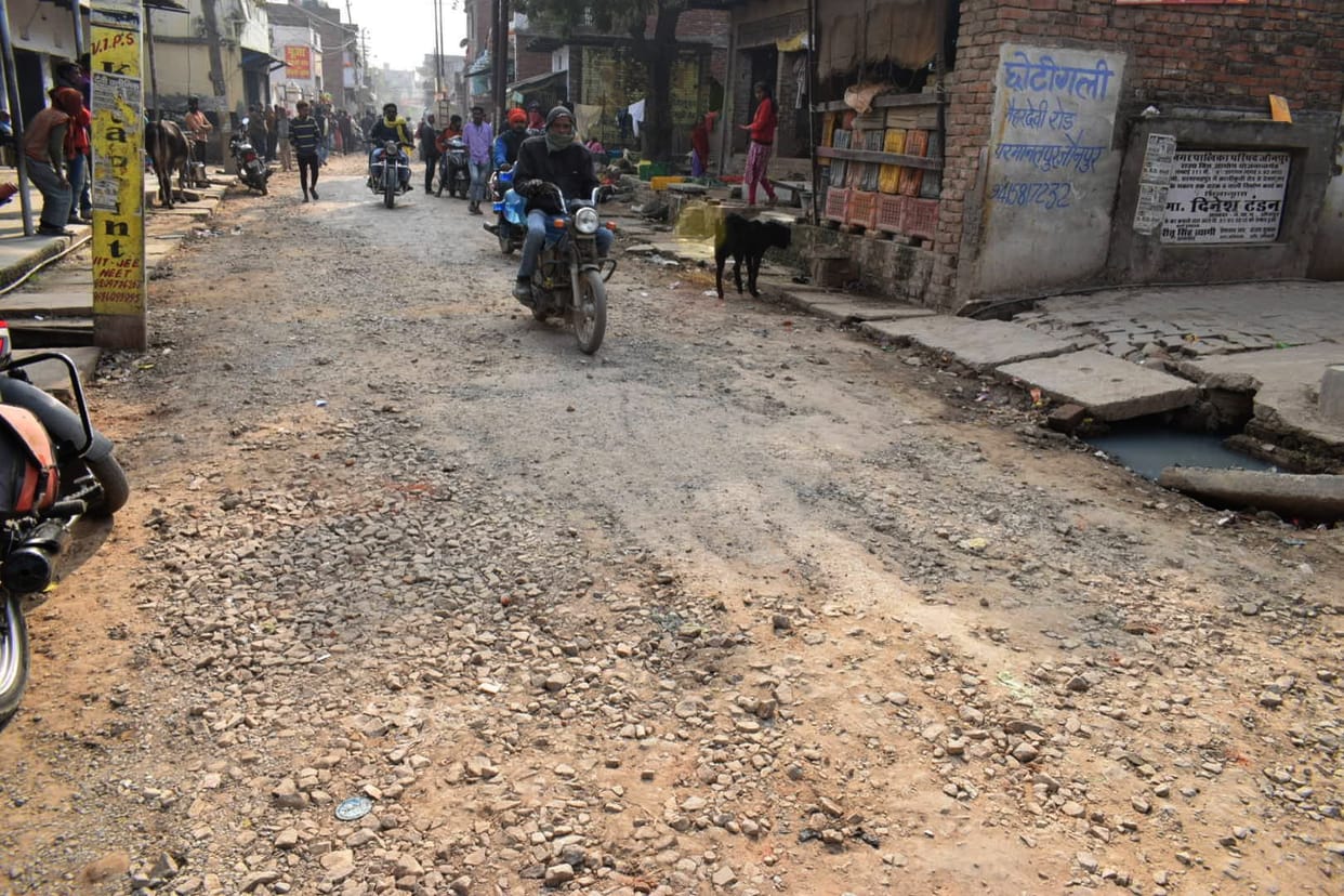 Sewer pipe will be laid next month, yet PWD is making road