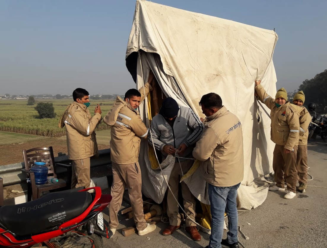 Farmers of Haryana and Punjab stopped on EPE, let the servants go