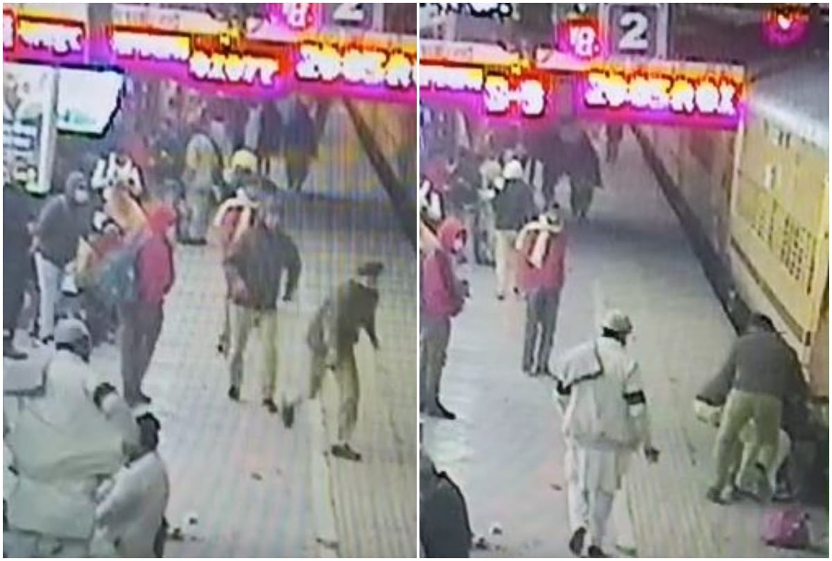 Rpf Personnel Save Passenger Life While Climb On Train