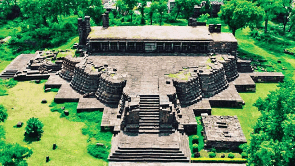 India new parliament building looks like vidisha vijay temple see viral photos