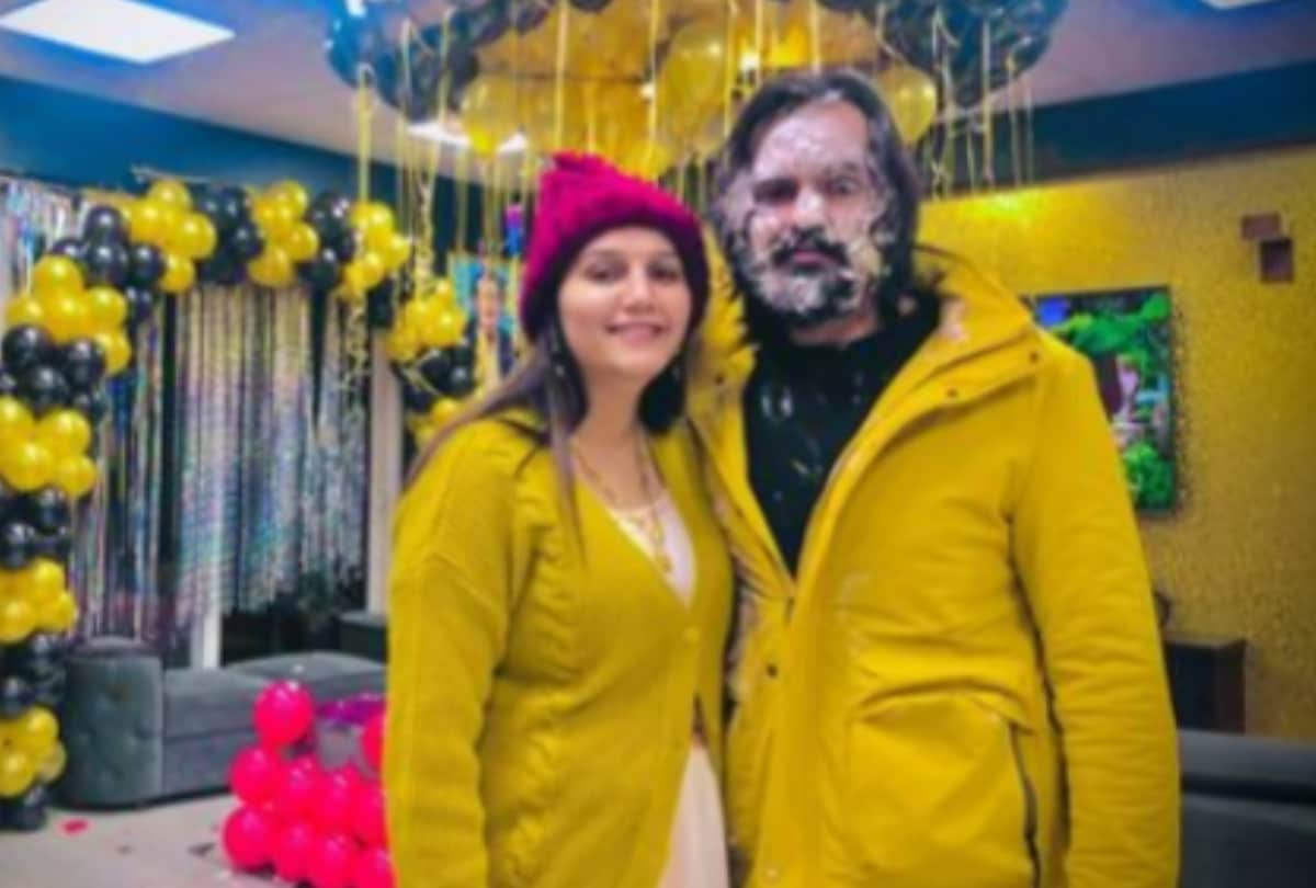 Sapna Choudhary husband veer sahu birthday celebration here see photos