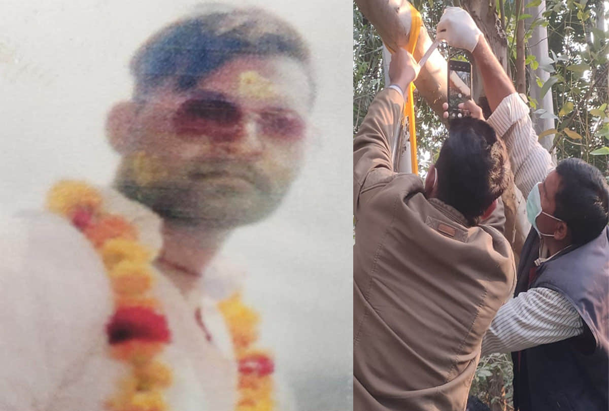 dead body of a young man found hanged from tree