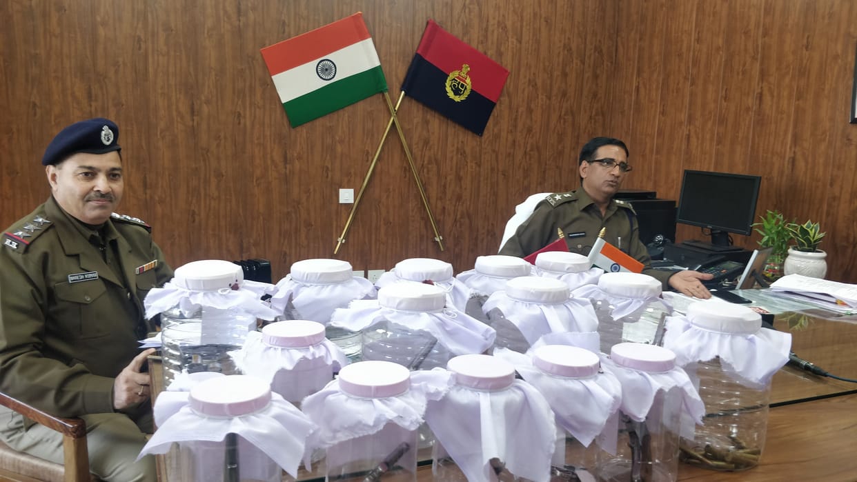 14 illicit pistols, two crooks including 24 cartridges arrested