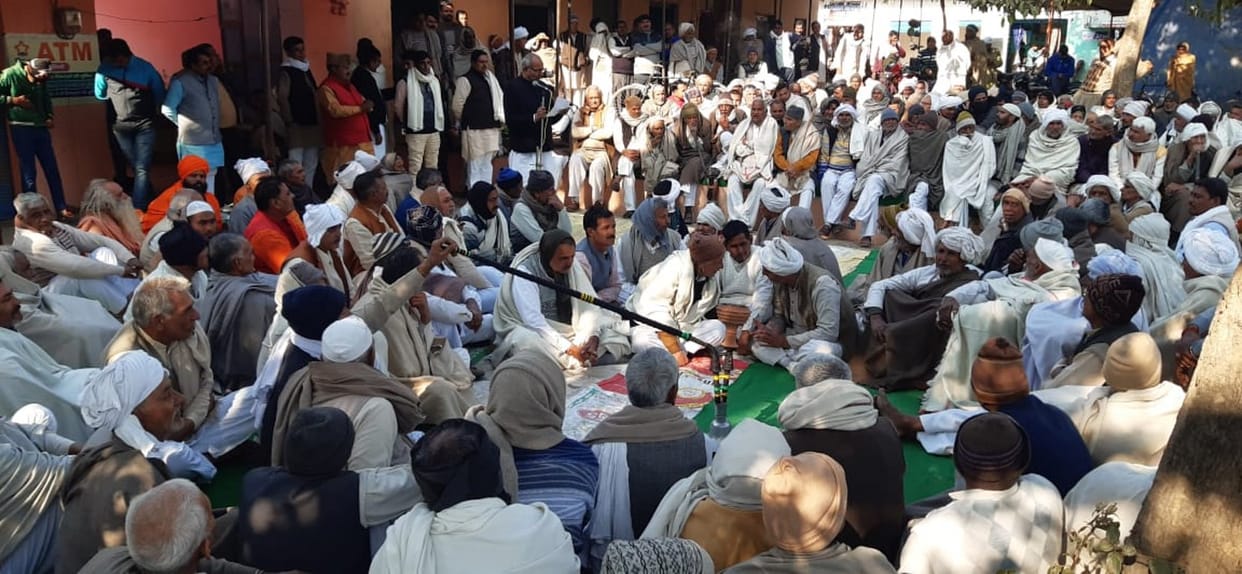 Chaugama Khap took over in Daha, will return to the government if agriculture law is not withdrawn