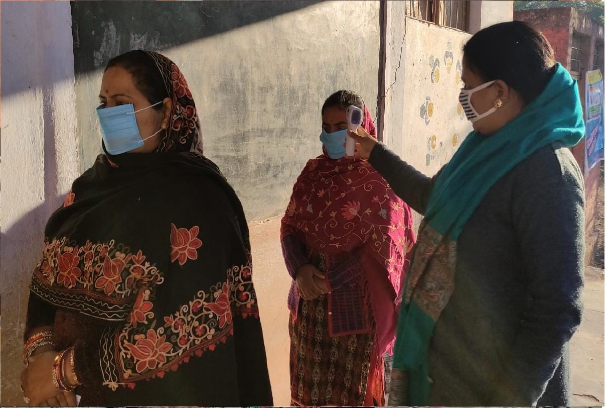 DDC election jammu kashmir voting for eighth and final phase going on voters queues