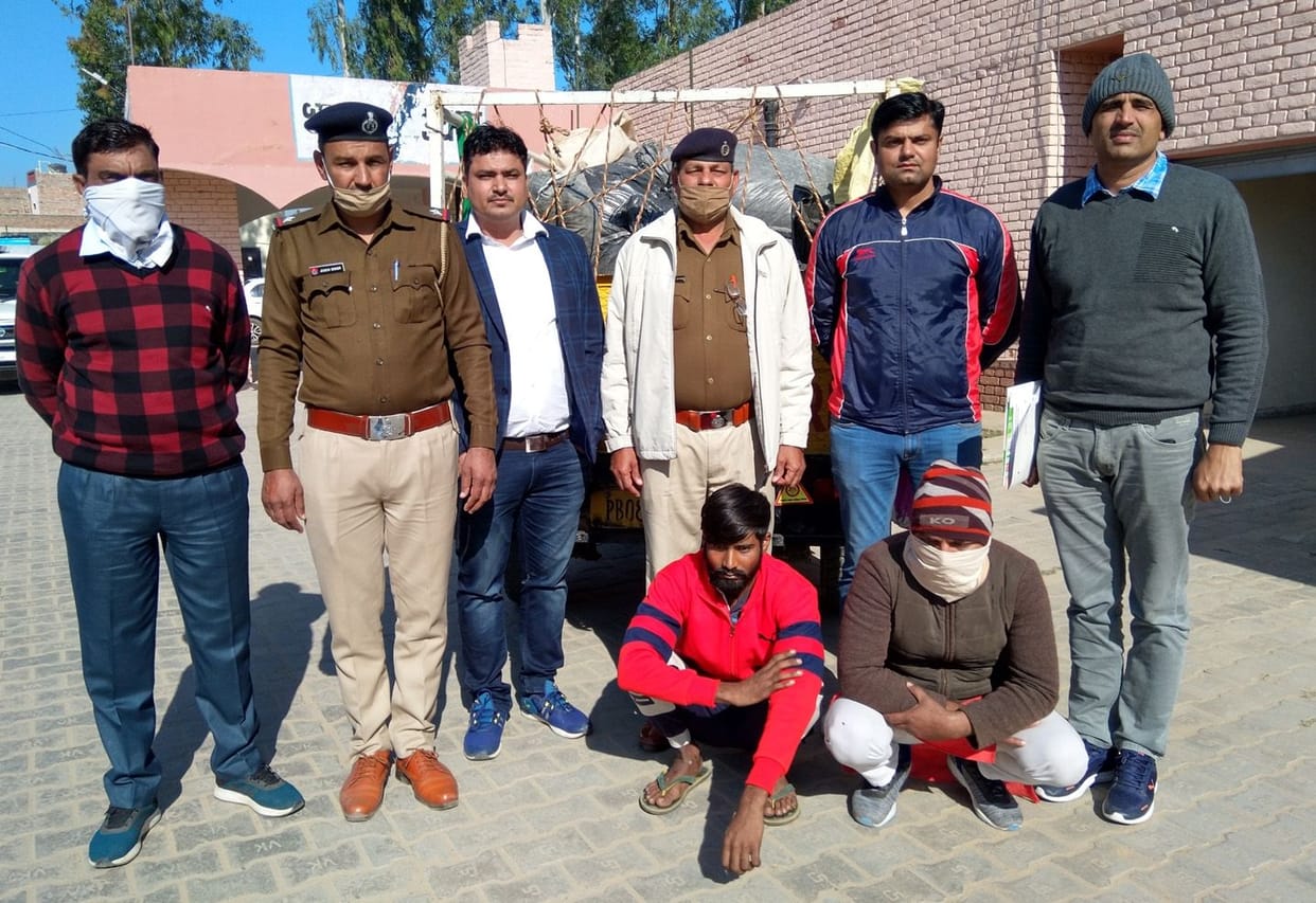 Two accused arrested with 414 kg Dodapost worth 40 lakh