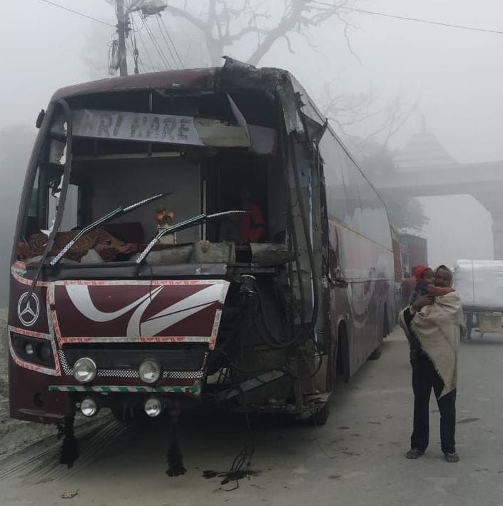 four injured in road accident