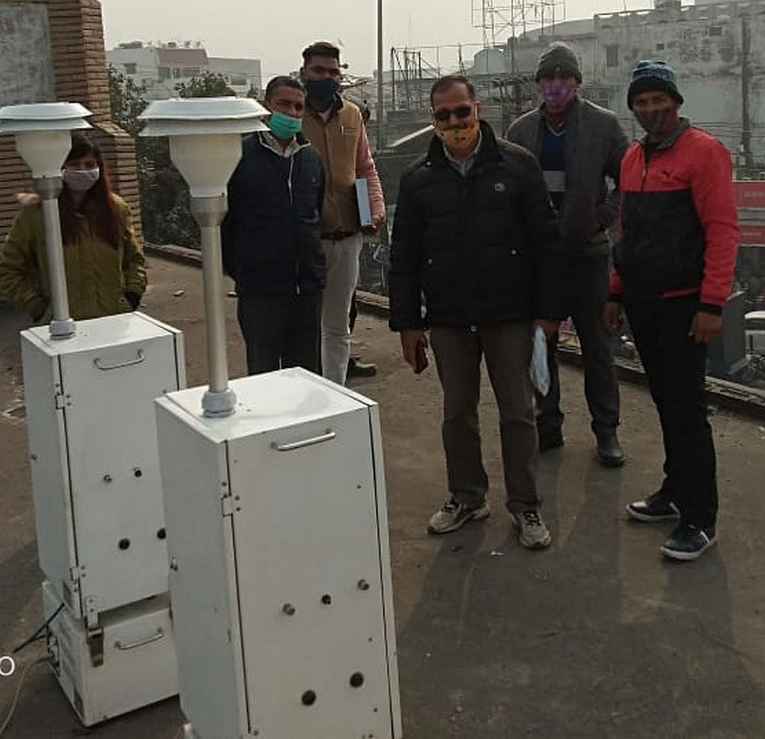 PCB Installs 7 Air Quality Moniter