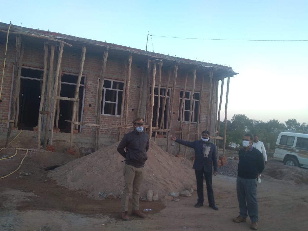 krushi harit patti contruction stoped