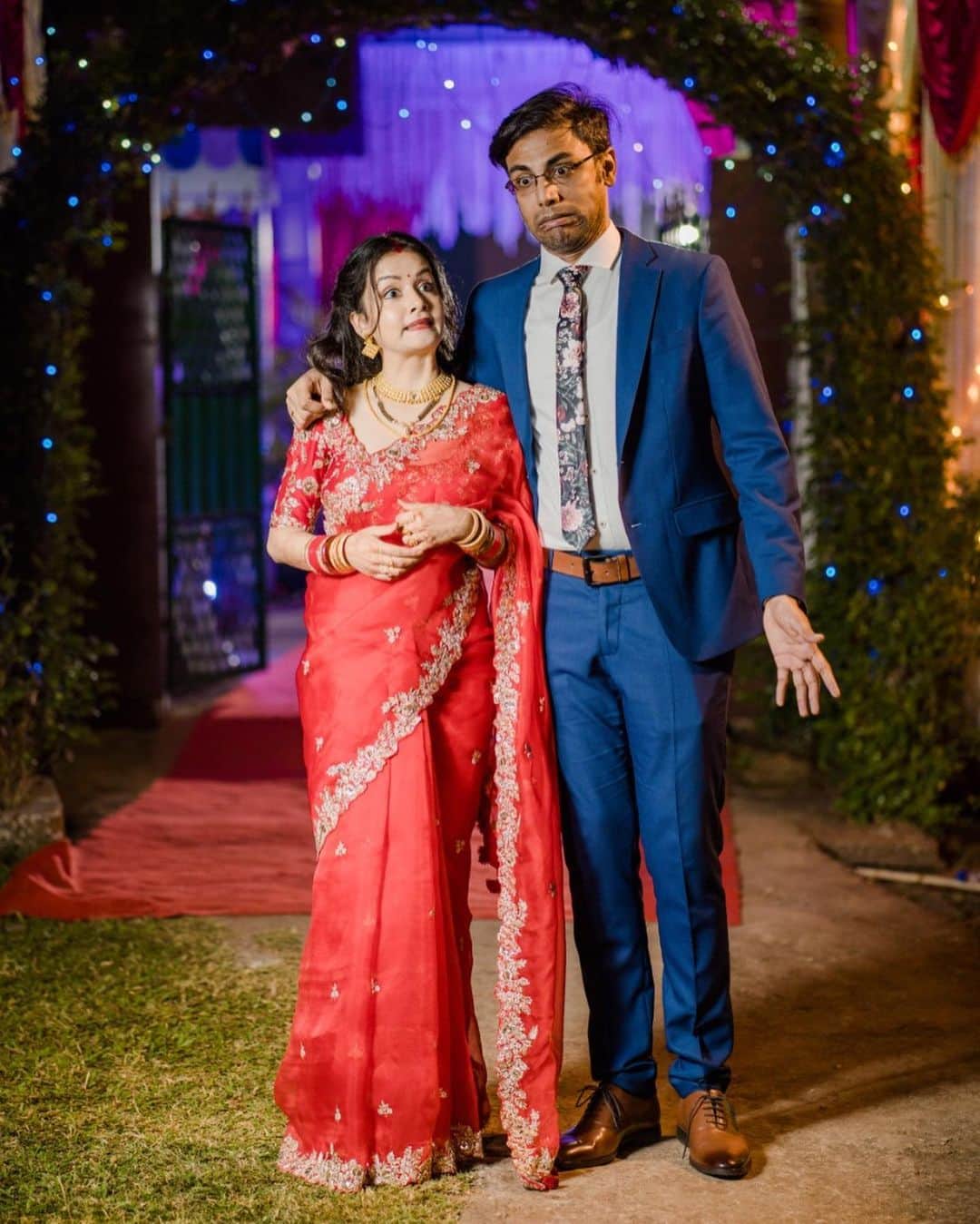 comedian biswa kalyan rath and murder 2 actress sulagna panigrahi wedding recepten pics Murder 2 Actress Sulagna Panigrahi And Comedian Biswa Kalyan Rath got Married
