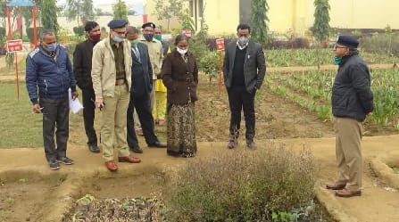 District Judge inspected District Jail with DM and SSP