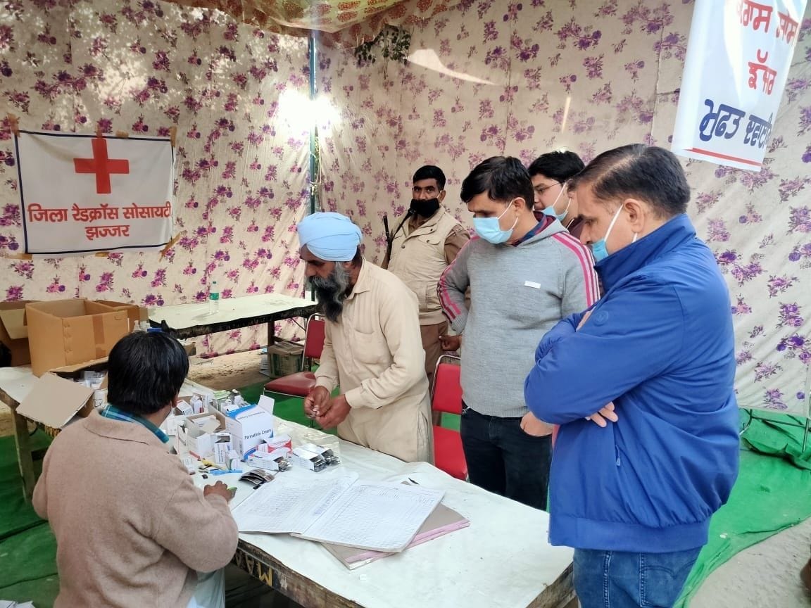 Kisan agitation: SDM took stock of basic facilities