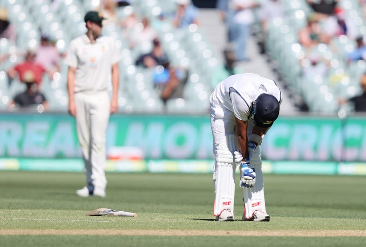 india vs australia first day night pink ball test mohammed shami shoes viral video from india vs australia test match