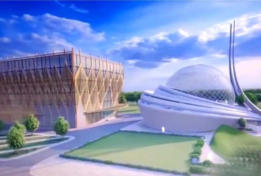 Pics of mosque design constructed in Dhannipur in Ayodhya.