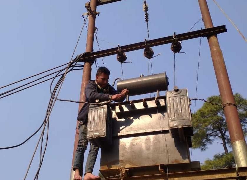 Construction of power line completed for drinking water scheme