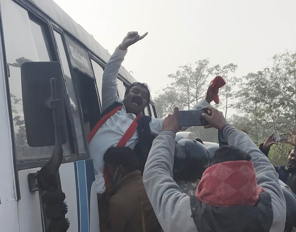 Sapai arrested during procession, later released on personal bond
