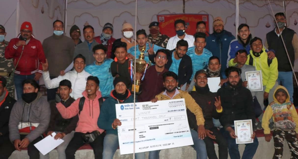 Haat Dharchula won the title of frontier football competition