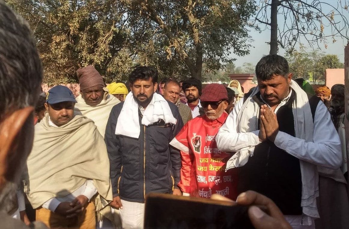 The farmers said that by paying tribute to the farmers who died in the movement, the sacrifice will not go in vain