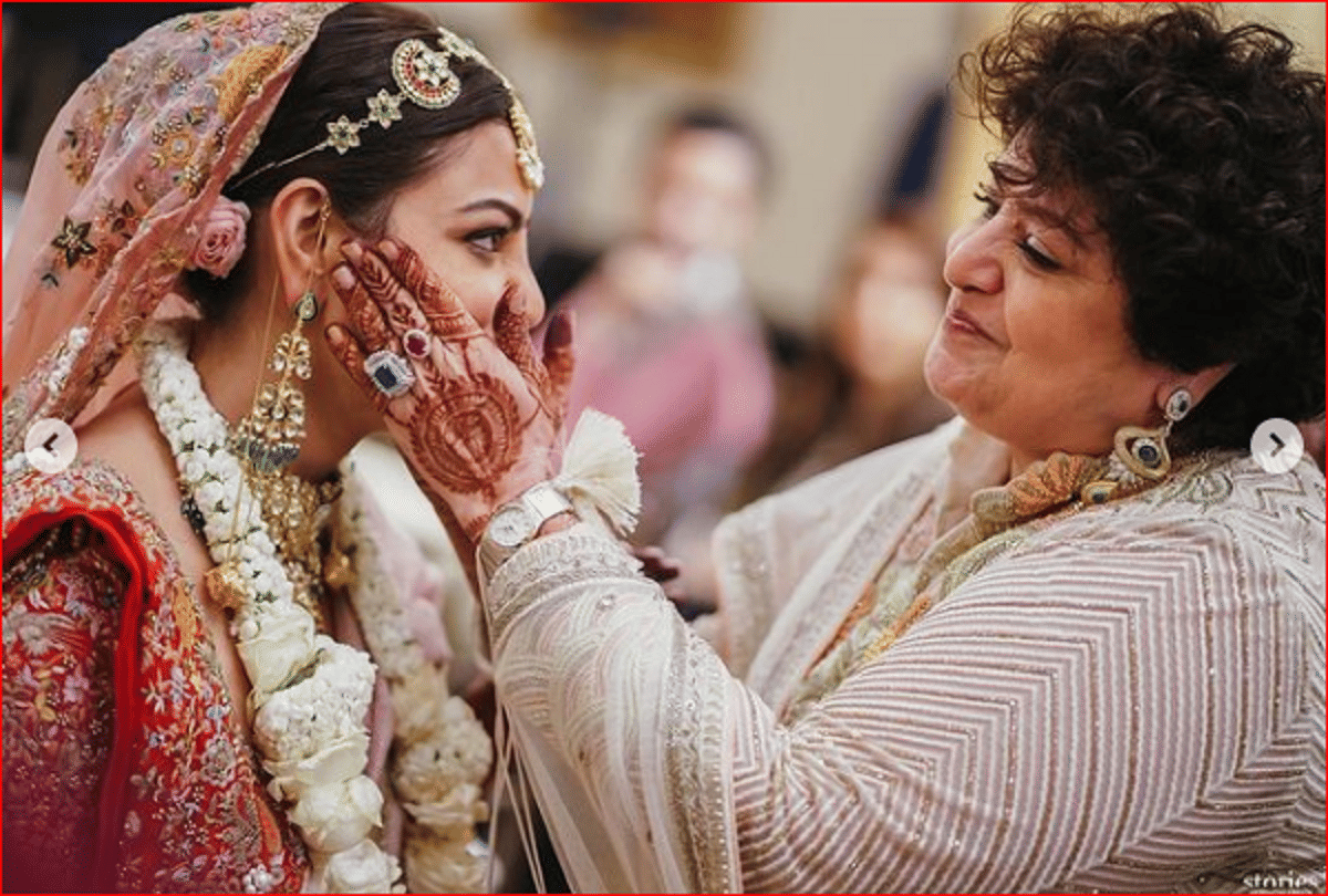 kajal aggarwal shares a beautiful birthday note to her mother and shares unseen photographs from her wedding