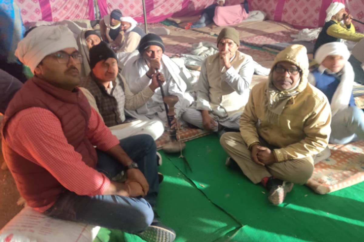 farmers Agitation: Khap Choudhary opened front, Delhi-Saharanpur highway jam