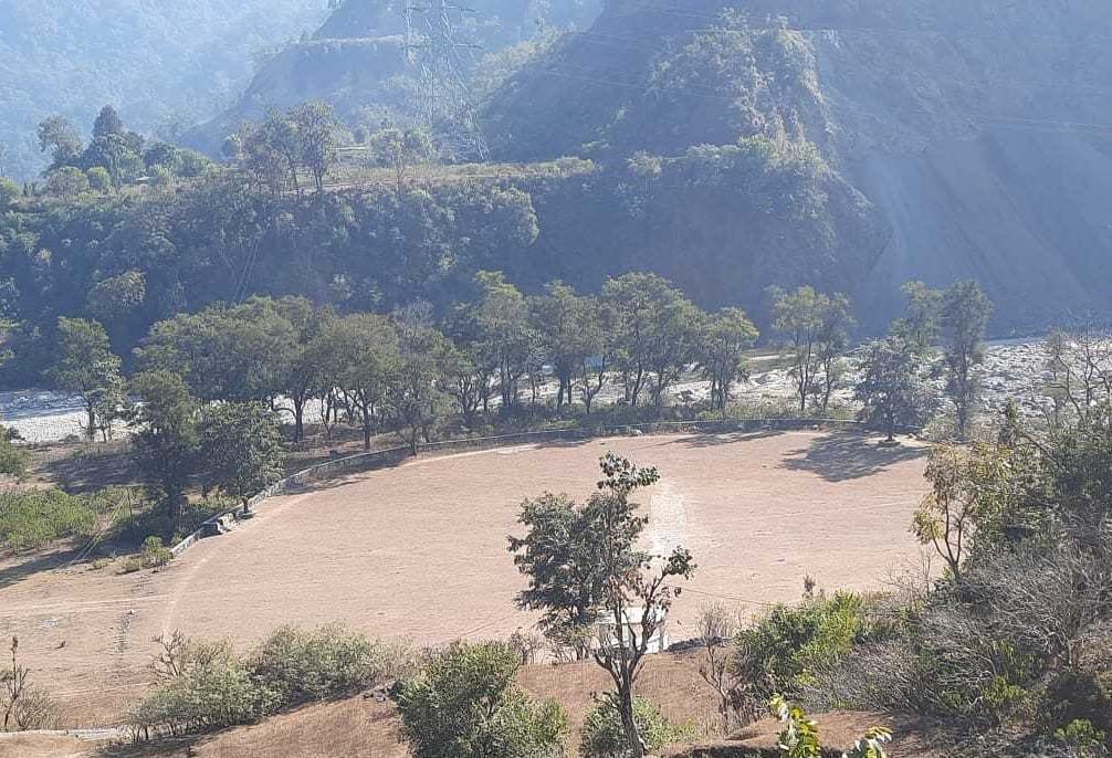 Soon there will be many days of the sports ground situated in Chalthi-Kathoul