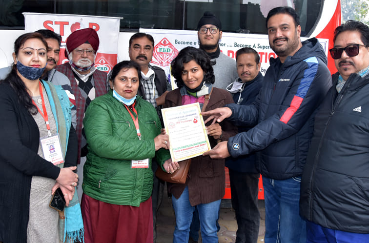 Donated 42 units of blood for victims of Thalassemia
