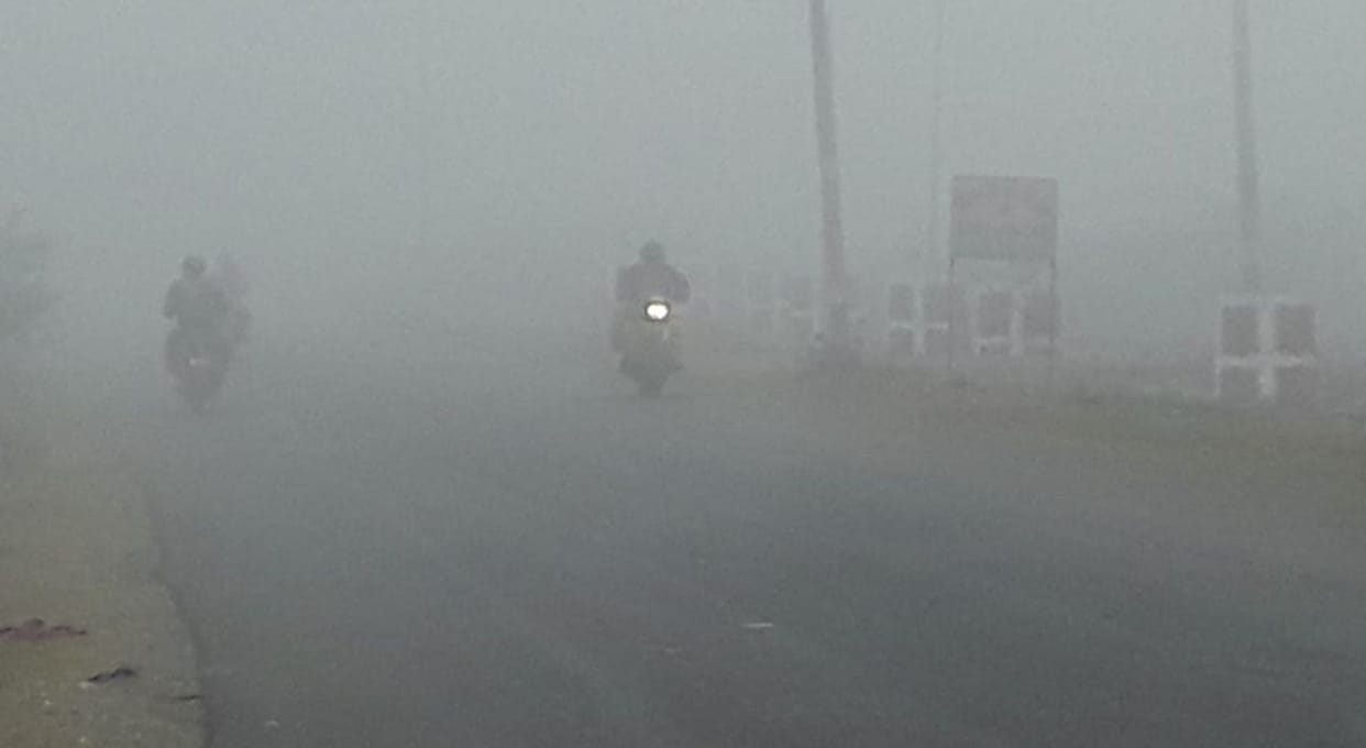 Fog stopped, saw Sun God in the afternoon