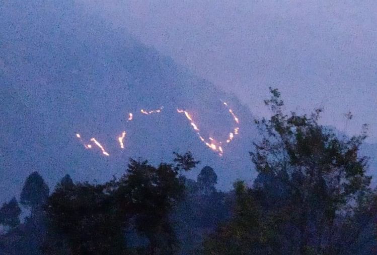 Uttarakhand Wildfire :पिछले दो दिनों से धू धू कर जल रहे केदारनाथ वन ...