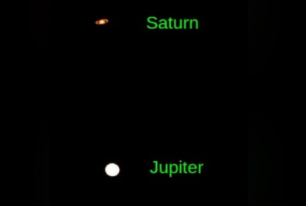 Jupiter Saturn conjunction today: ARIES observed Saturn Jupiter combination in Nainital