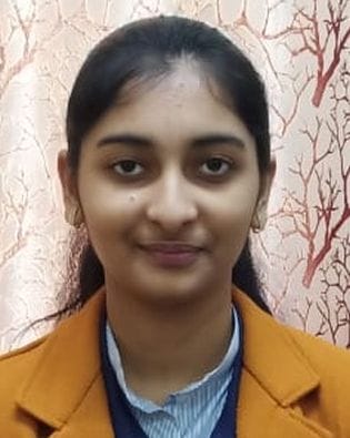 Anushree got first place in student science brainstorm