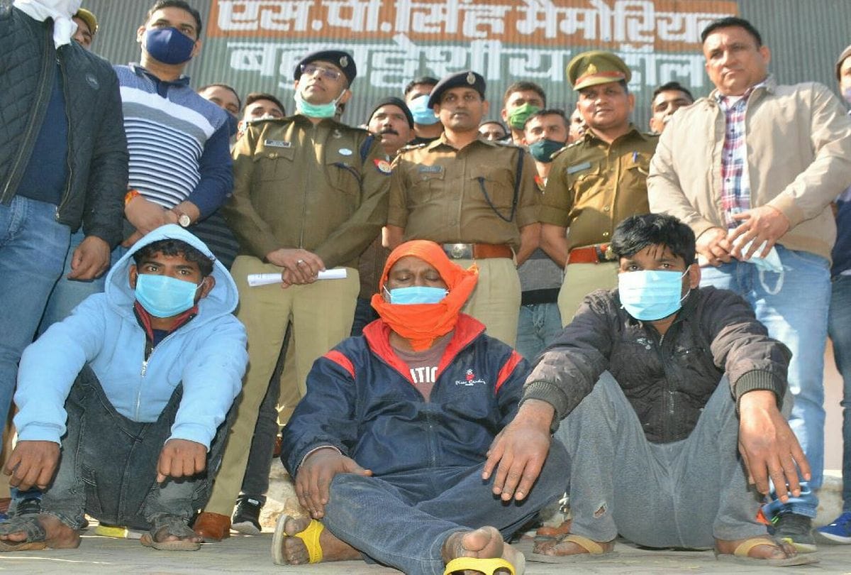 Bank Loot Robbers Send Jail Crime News Agra