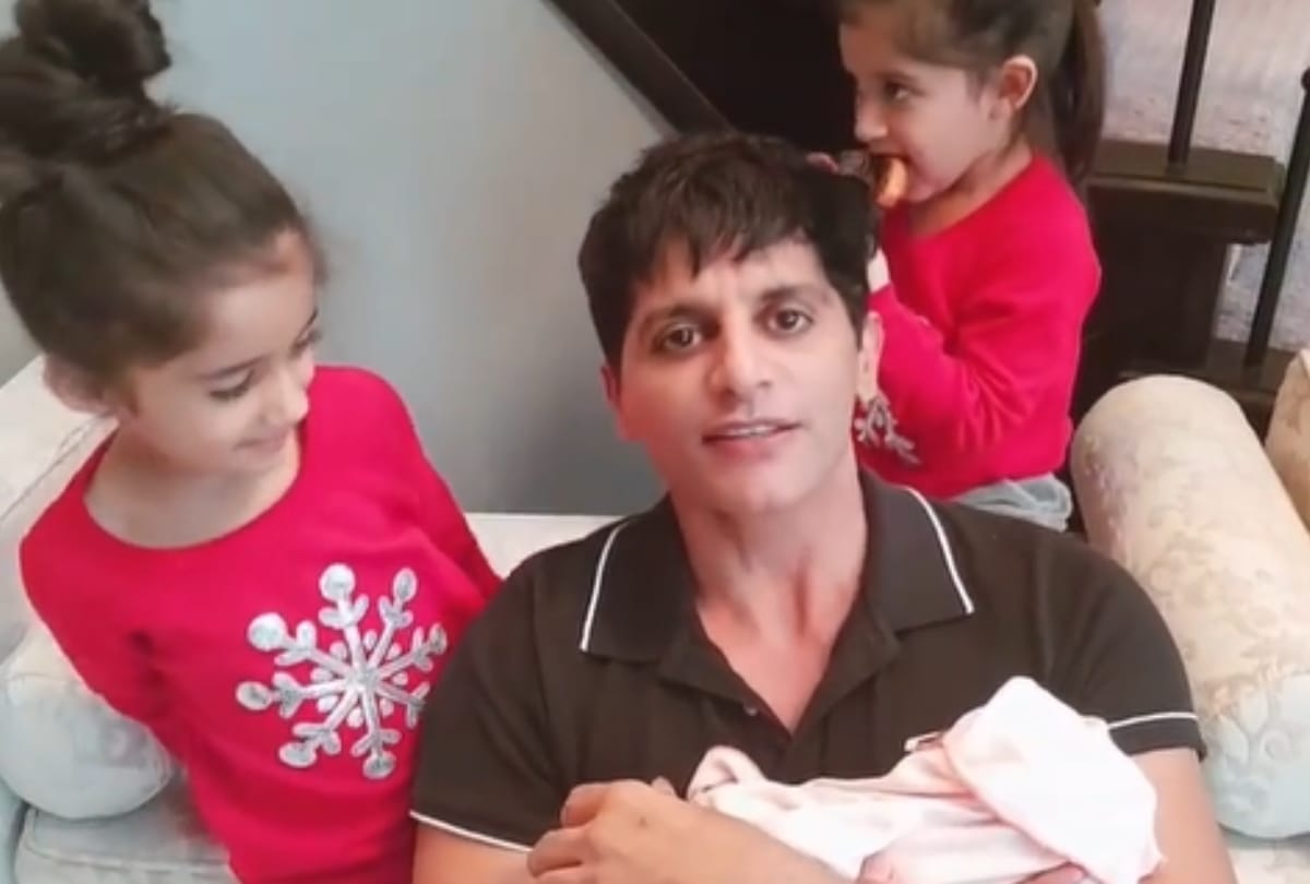 Karanvir Bohra shared a picture with daughter and a heartfelt note Teejay Sidhu hilarious comment