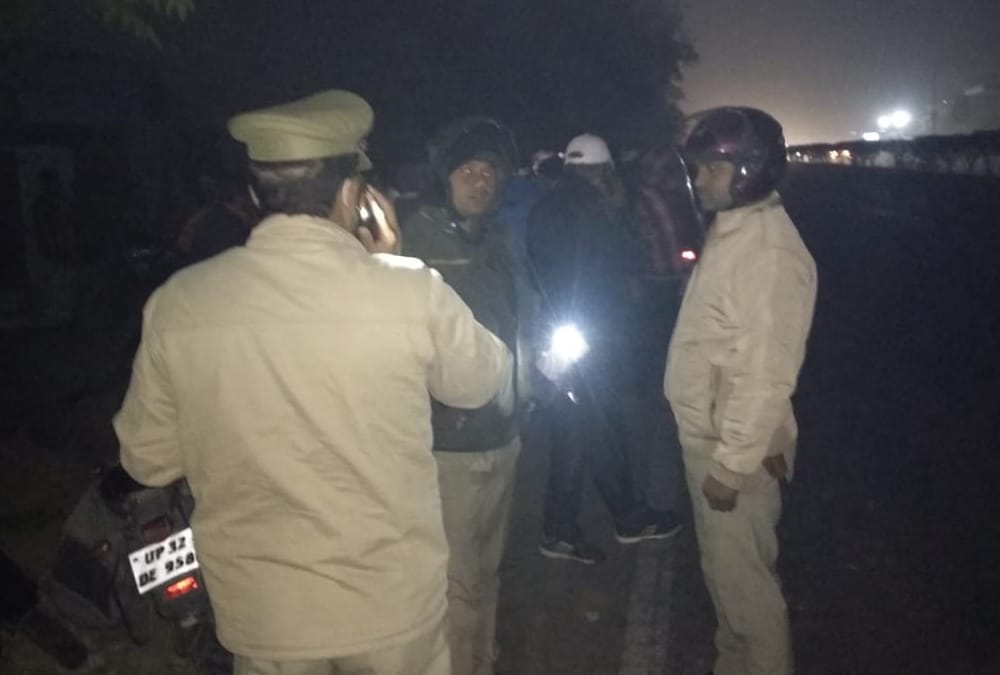 Police prepared sketch in Mohanlalganj murder case.