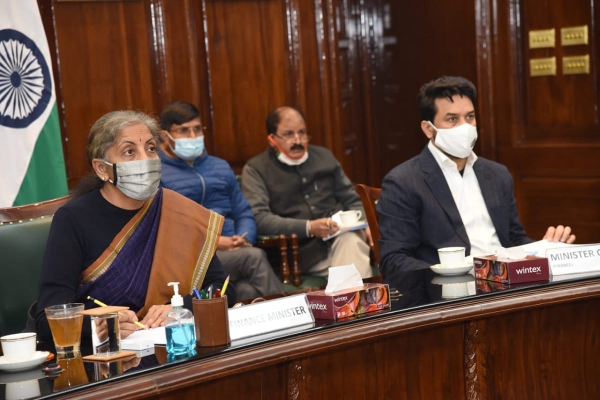Budget 2021 Union Finance Minister Nirmala Sitharaman holds Pre Budget consultations with leading experts
