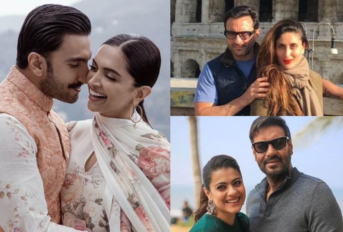 Ajay devgn kajol to ranveer singh deepika padukone these celebrity couple fall in love with co stars