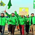 कृषि कानूनों का विरोध करते किसान