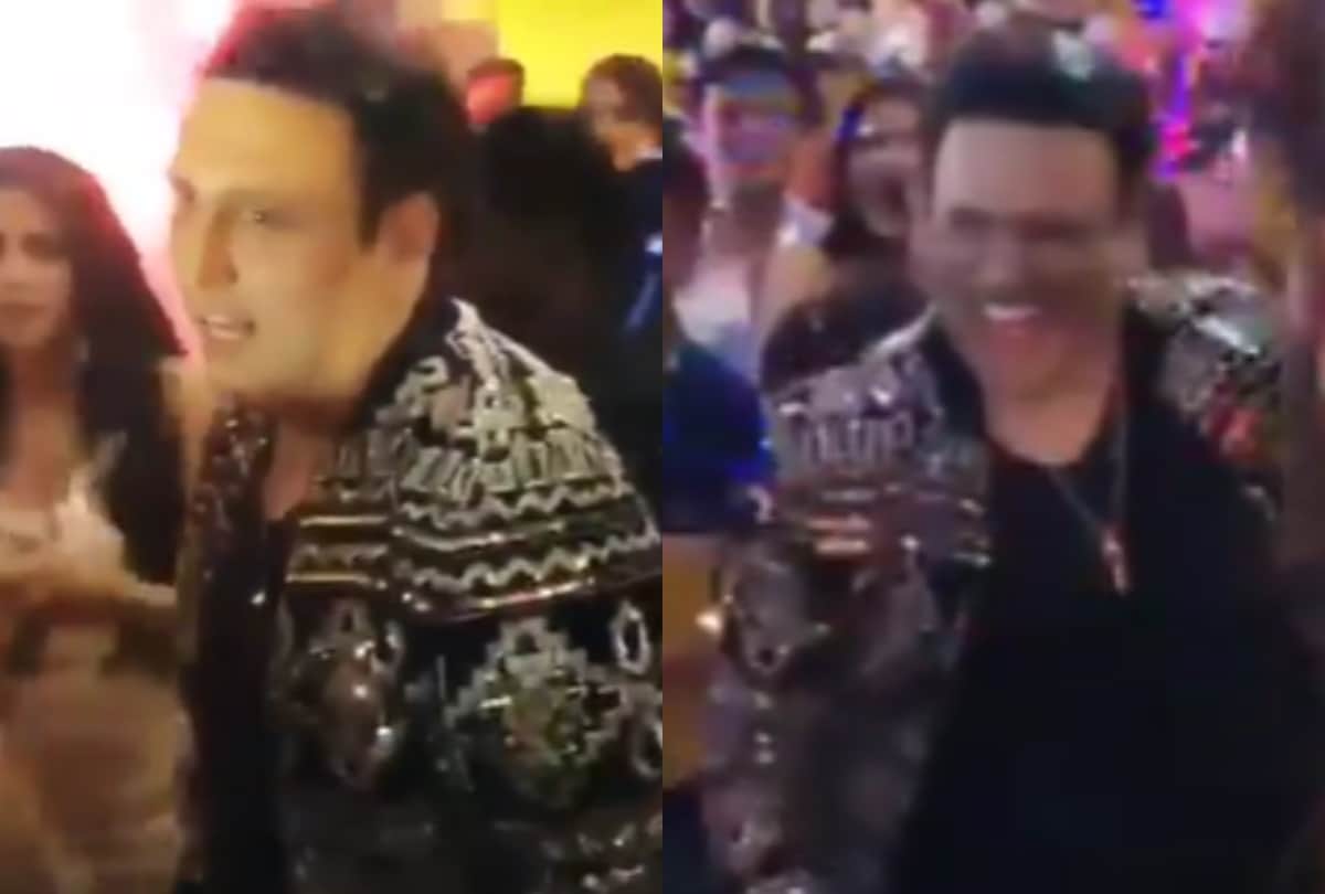 Govinda birthday bash dance with wife sunita also Shakti Kapoor joins him Watch video