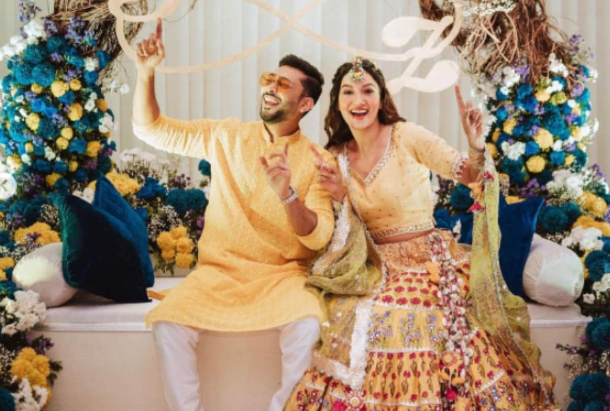 Gauhar Khan in Pre Wedding Festivities Dances on Dhol Beats With Would Be Husband Zaid Darbar