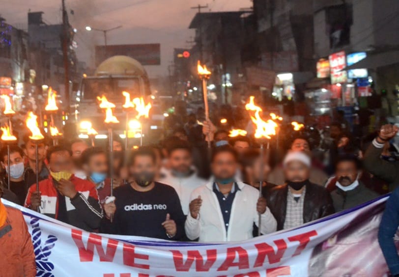 Haridwar Sexual Assault And Murder Case: Public Crowd during Protest and Condolences Photos