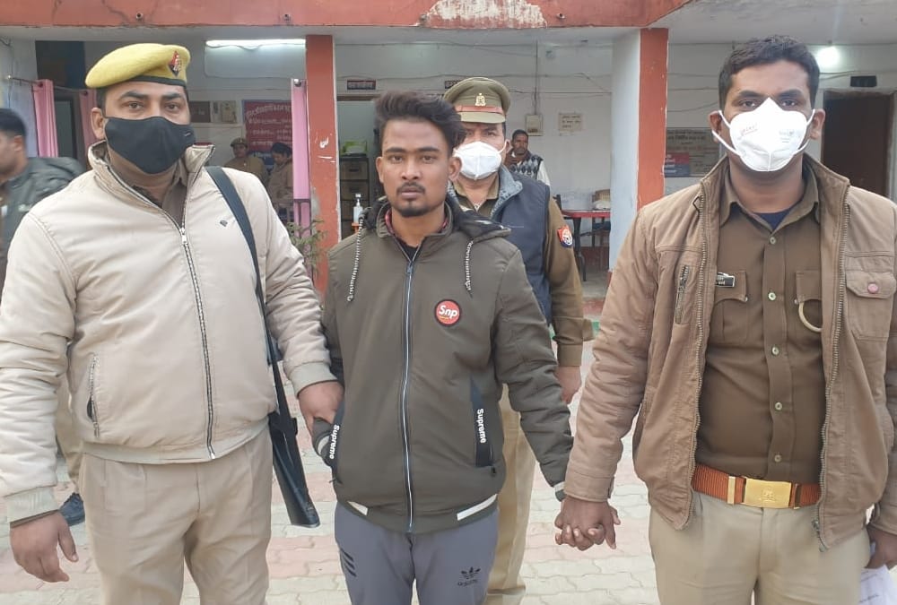 Alleged man speaks why he threw acid on a girl student in Bahraich.
